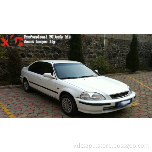 PU Front Bumper Lip for Civic 1996-1998 Design Body Kit